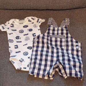 Baby Boy Carter's Koalababy Matching Set 0-3 Months White Navy Blue